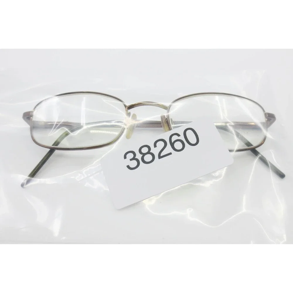 Giorgio Armani 1033 1138 Bronze Oval Metal Eyeglasses Frames Italy 48-19-125